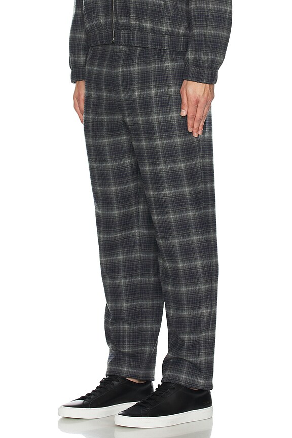 view 5 of 6 Plaid Trouser in grey & black