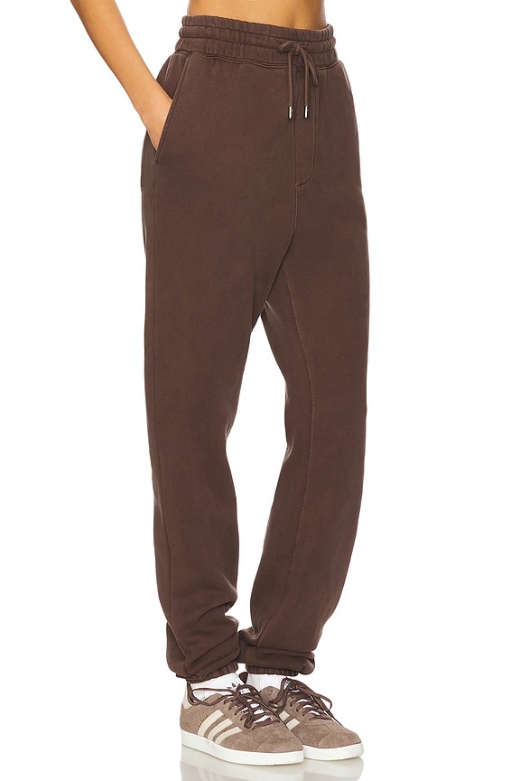view 2 of 5 The Fleece Jogger in brown