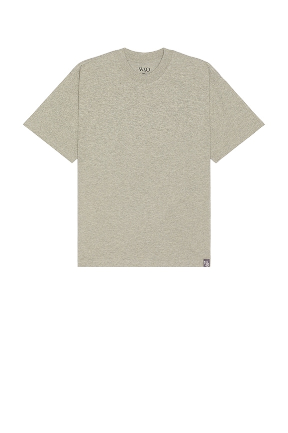 view 2 of 5 The Relaxed Tee 3 Pack in Black, White, & Heather Grey.