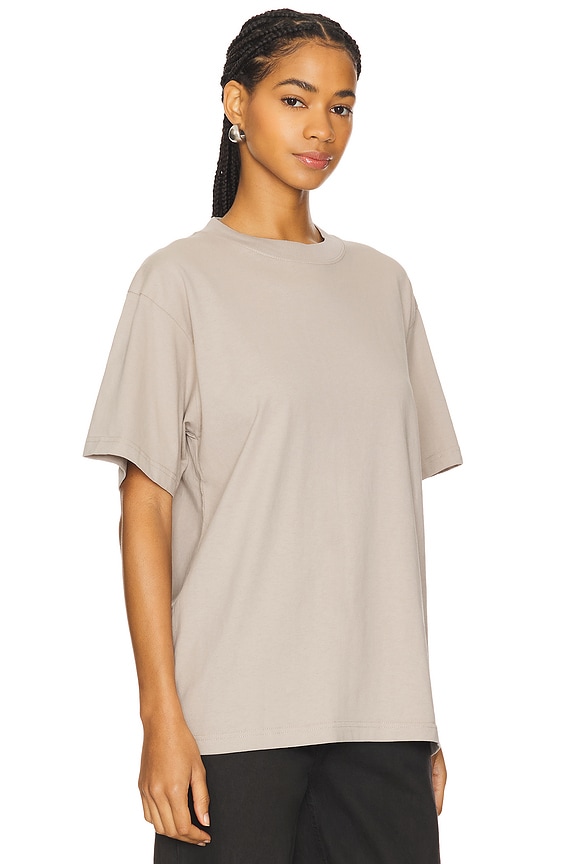 view 2 of 4 The Oversized Tee in Sand Beige