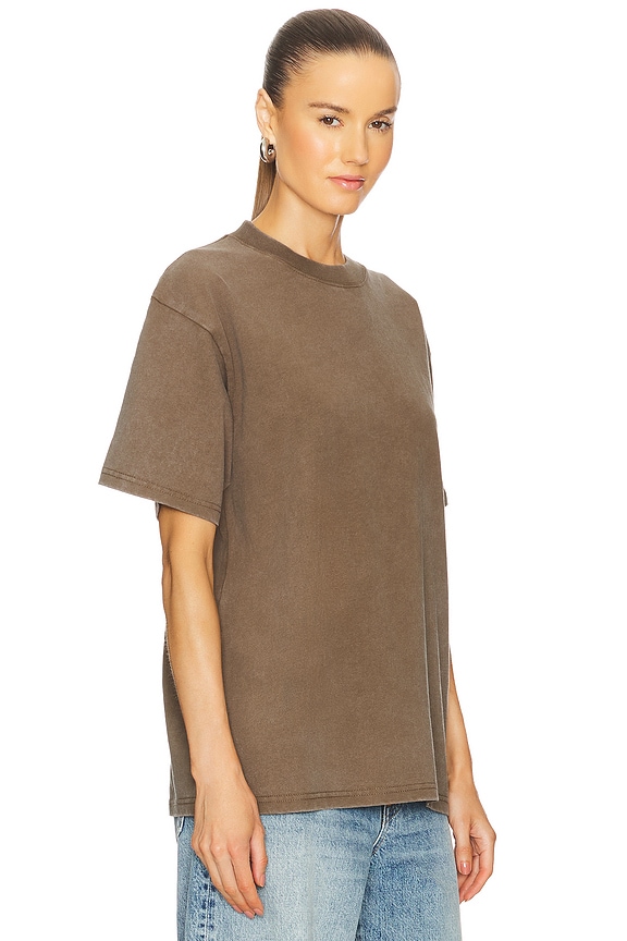 view 2 of 4 The Oversized Tee in Washed Brown