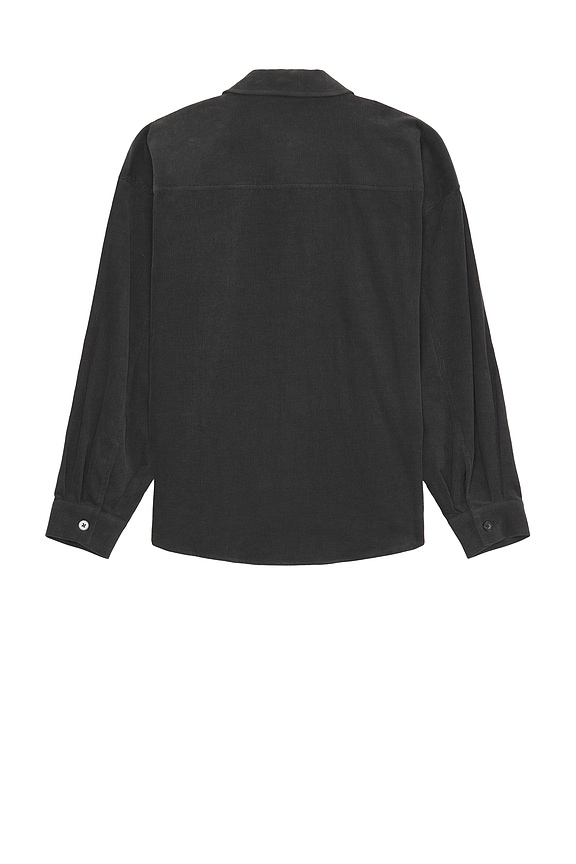 view 2 of 5 Oversized Corduroy Shirt in charcoal