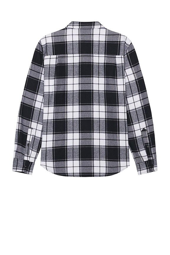 view 2 of 4 The Heavyweight Flannel Shirt in black & white