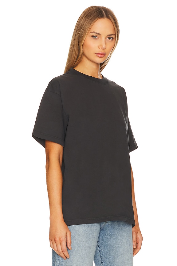 view 2 of 4 The Relaxed Tee in Washed Black