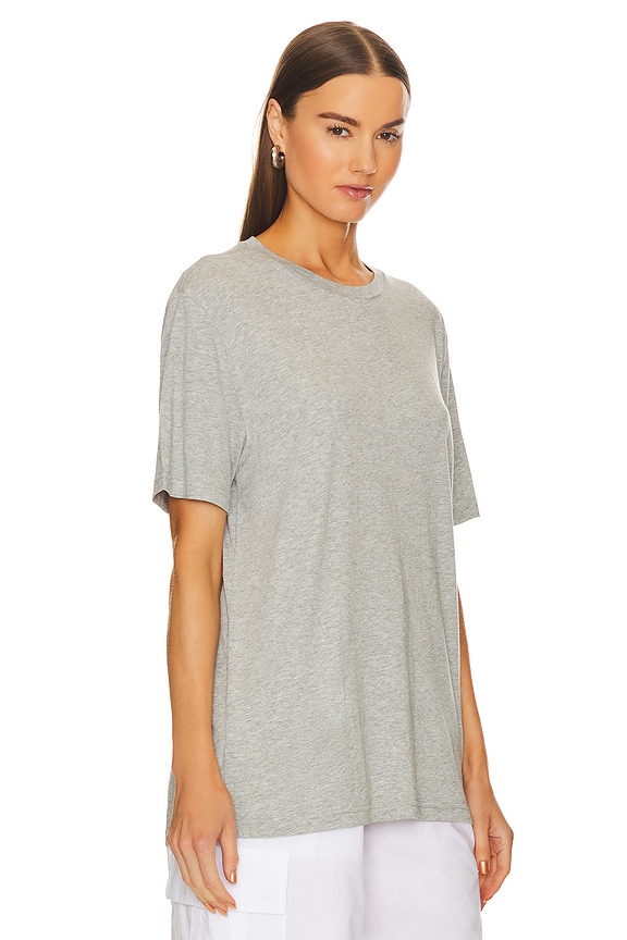 view 2 of 4 The Standard Tee in heather grey