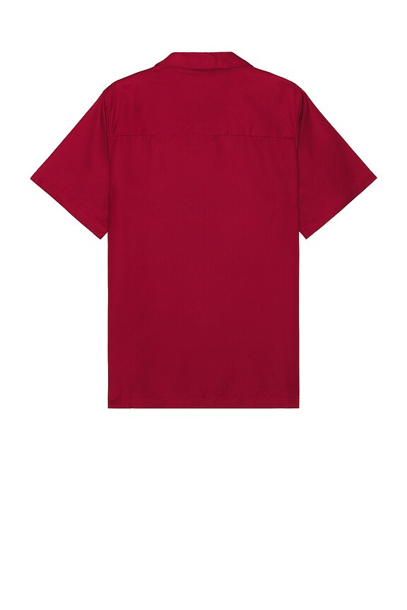 view 2 of 4 The Camp Shirt in burgundy