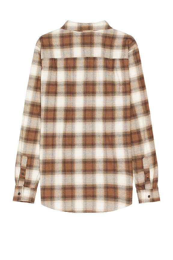 view 2 of 4 フランネル in brown & cream