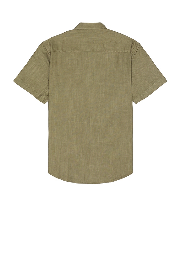 view 2 of 4 Short Sleeve Slub Shirt in Sage