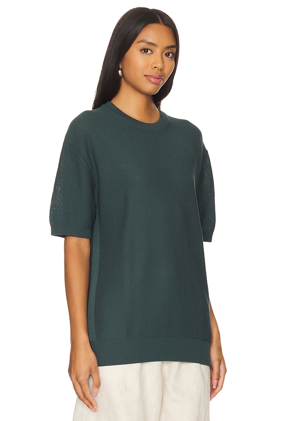 view 2 of 4 Textured Knit Tee in Mint