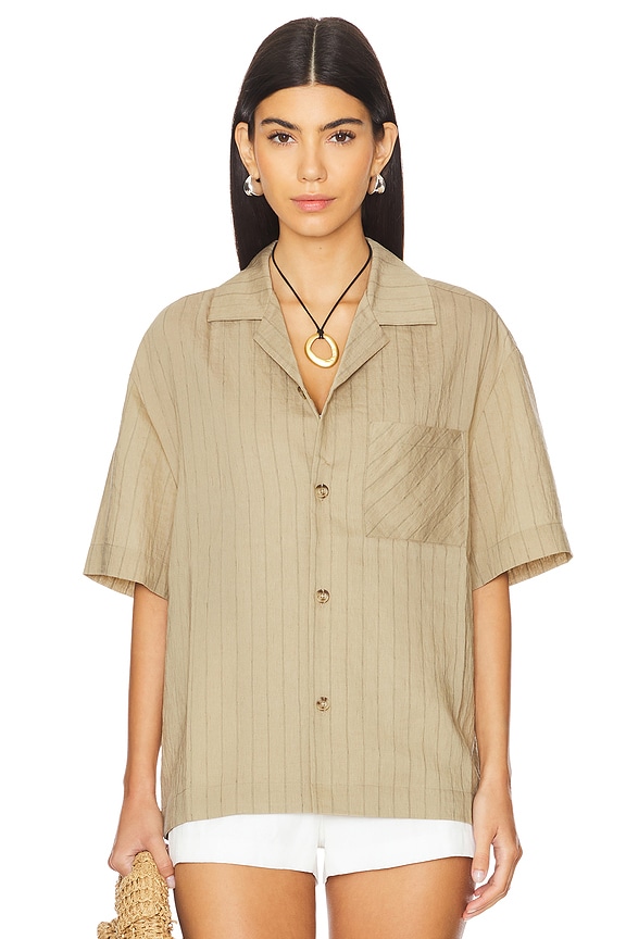 view 2 of 5 CAMISETA in Taupe & Black