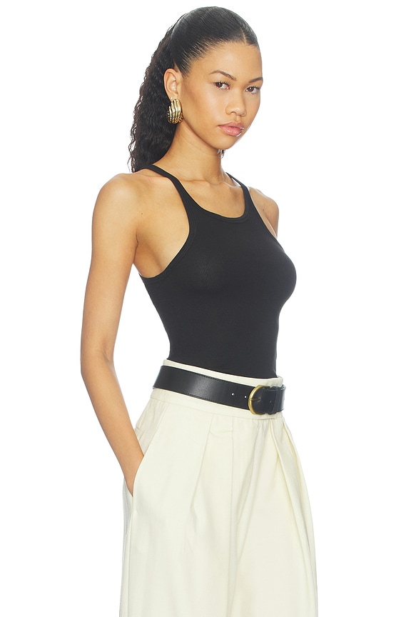 view 2 of 4 Racer Tank in Black