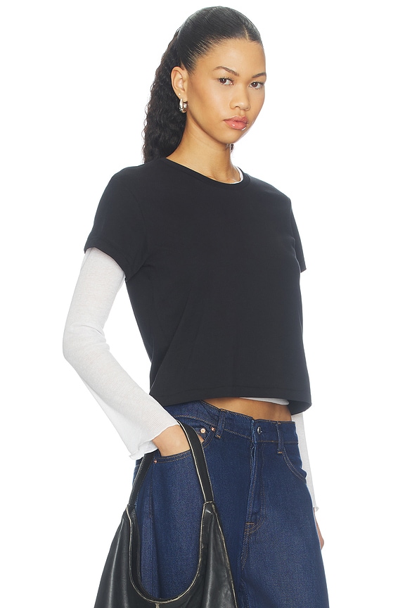 view 2 of 4 Boy Tee in Black