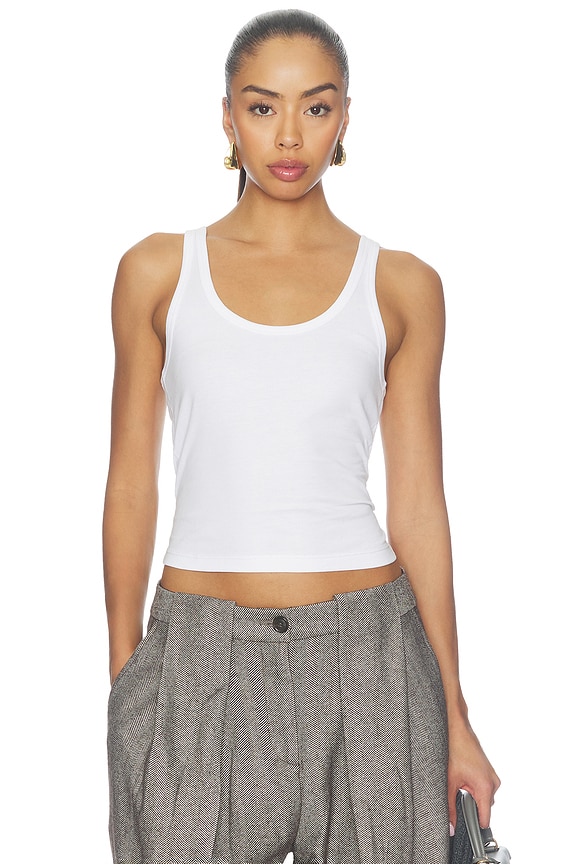view 2 of 5 Relaxed Tank in White