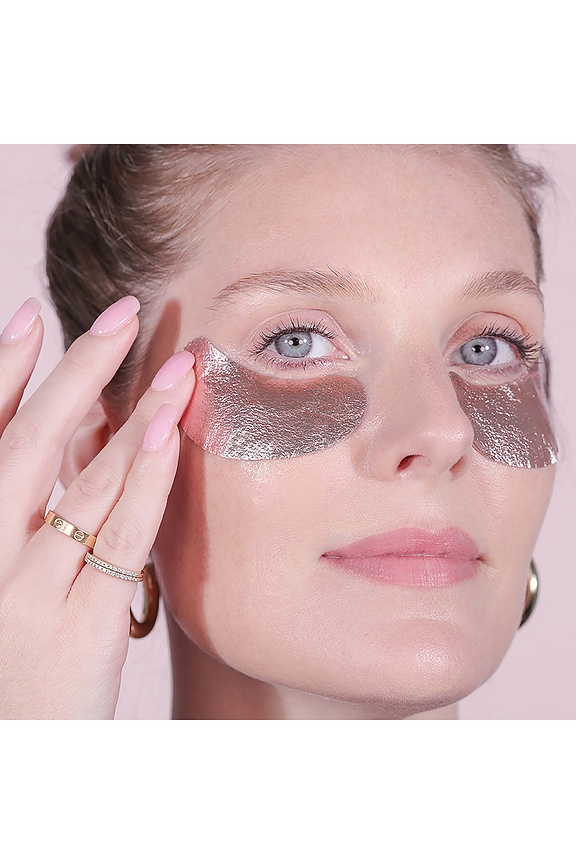 view 2 of 5 Baggage Claim Rose Gold Eye Masks 6 Pack in 