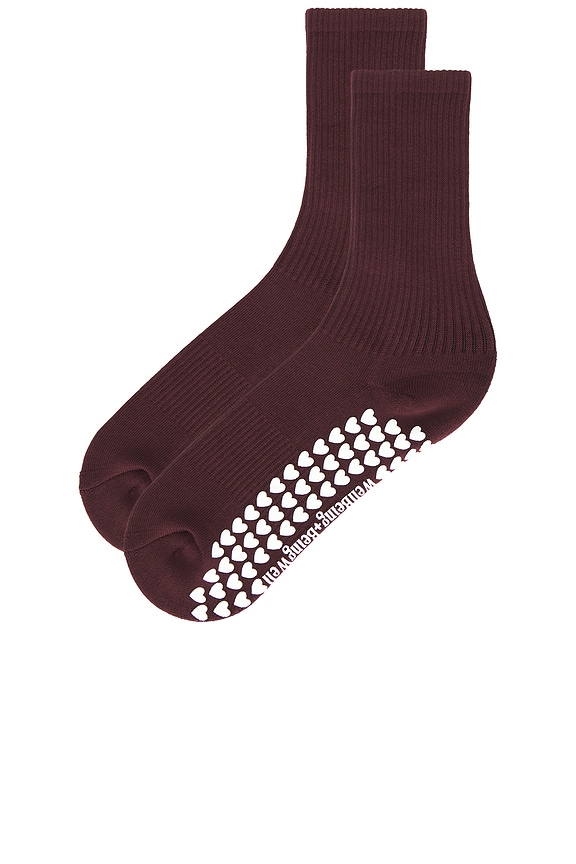 view 2 of 4 Tube Grip Sock in Port Royale & White