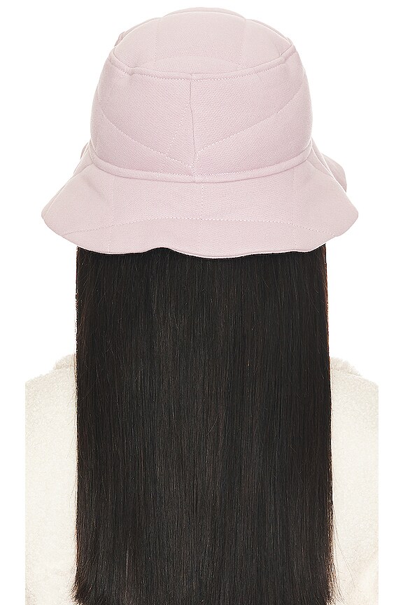 view 2 of 4 Quilted French Terry Bucket Hat in Iris