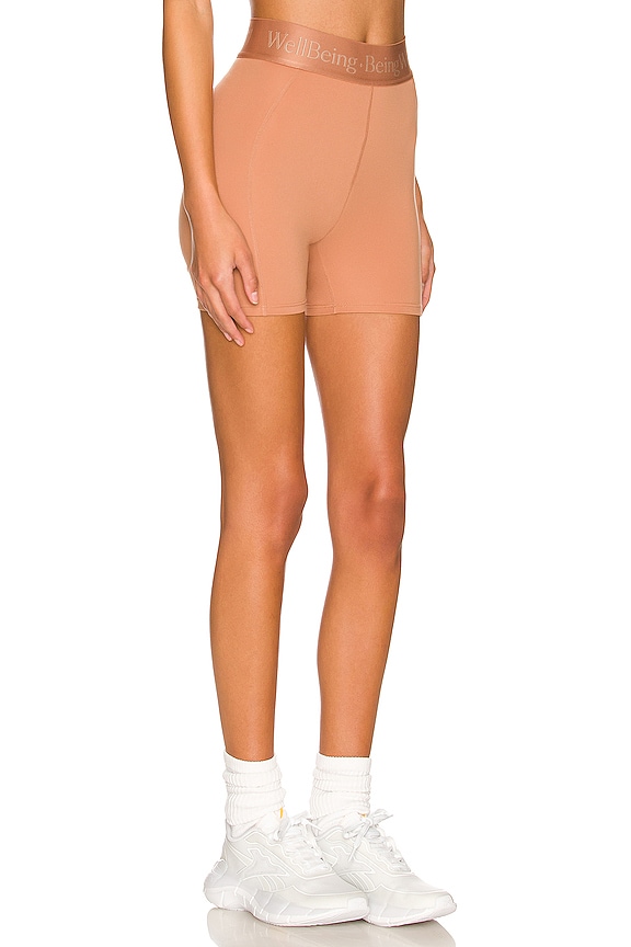 view 2 of 4 MoveWell Arroyo 5 Inch Bike Short in Mocha Brown