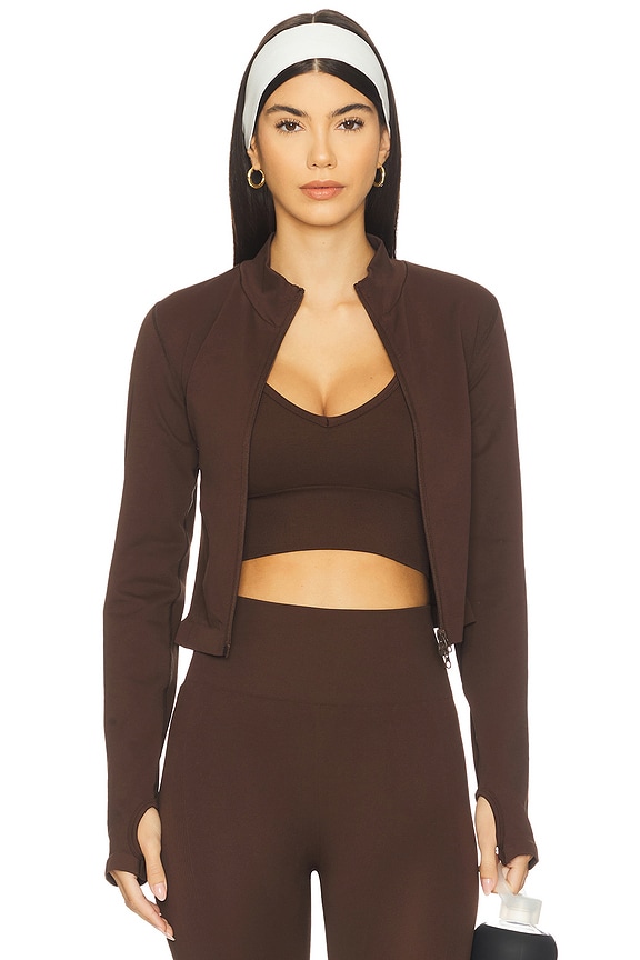 view 2 of 5 BLOUSON SPENCER in Hot Fudge