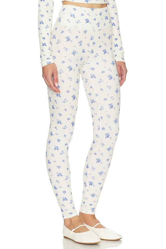 view 2 of 6 Raina Legging in Blue Floral