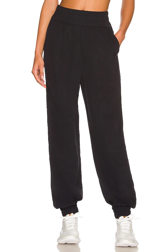 WellBeing + BeingWell Hatton Woven Pant in Black | REVOLVE