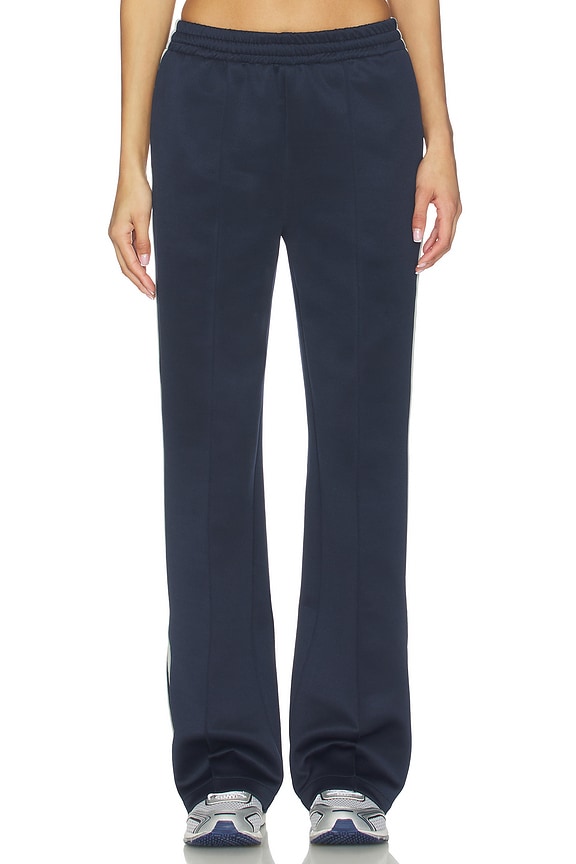 view 1 of 6 The Track Pant in Navy & Bone