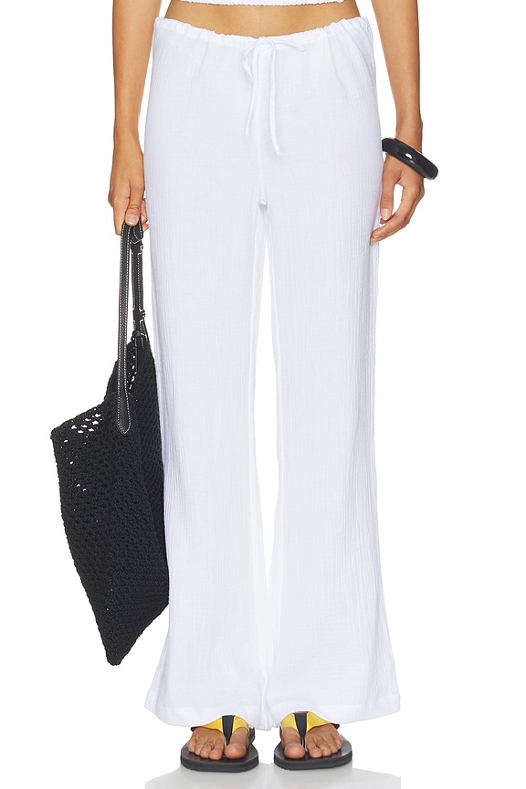 view 1 of 6 PANTALON HEADLEY in Bright White