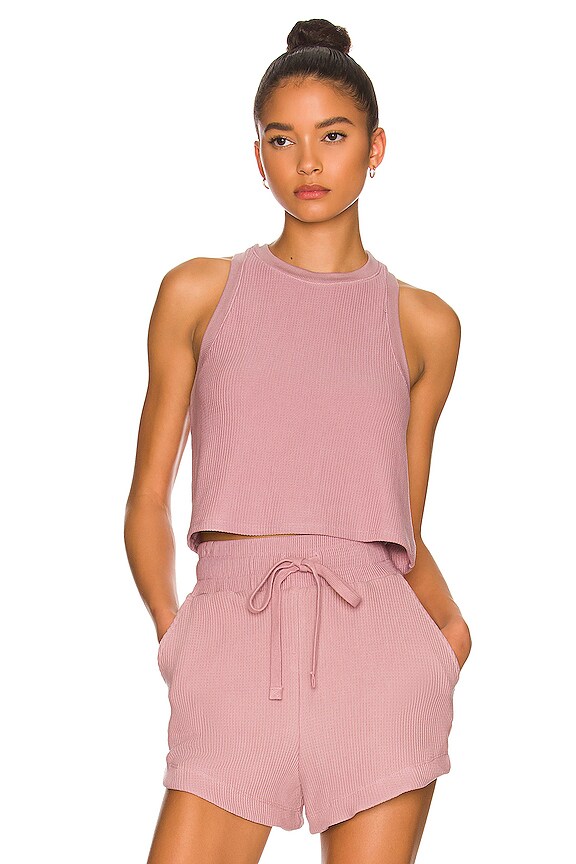 view 1 of 4 Harmony Tank in Soft Burgundy