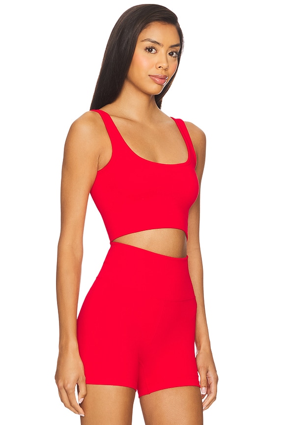 view 2 of 4 StretchWell Wren Tank in Lava Red