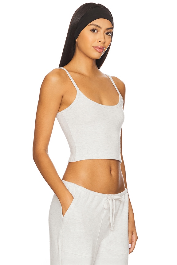 view 2 of 4 Shiloh Tank in Light Grey Heather