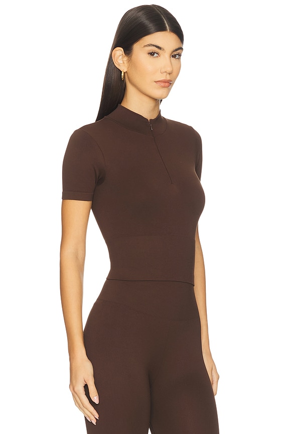 view 2 of 4 Jules Seamless Top in Hot Fudge