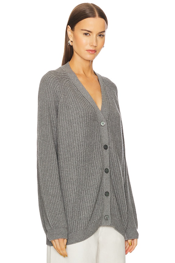 view 2 of 4 Amara Grandpa Cardigan in Heather Grey