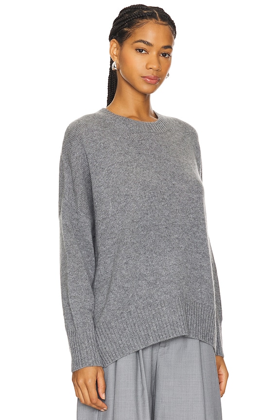 view 2 of 4 Joey Oversized Crewneck in Heather Grey