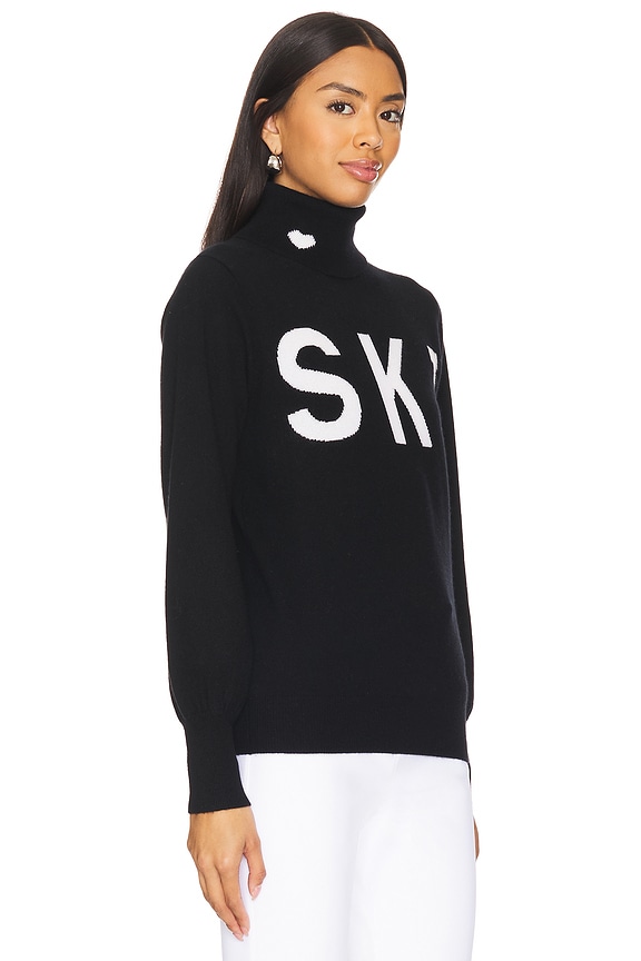 view 2 of 4 Ford Turtleneck in Black & Ivory