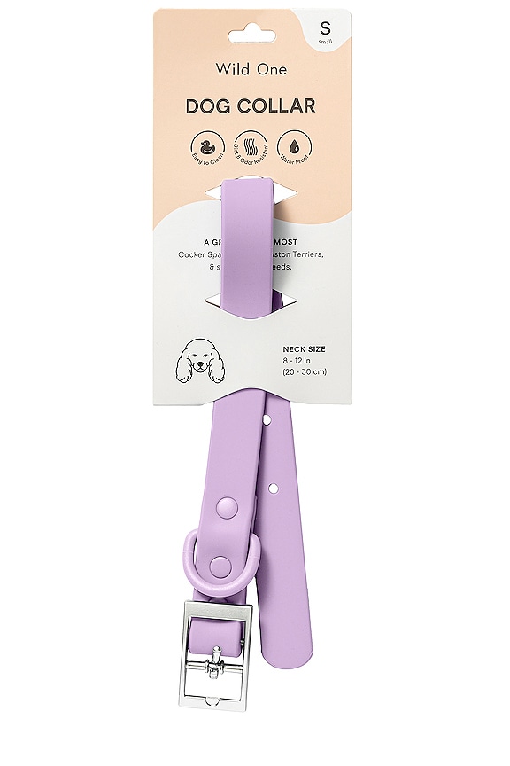 view 2 of 7 CORREA DE PERRO WILD ONE DOG COLLAR in Lilac