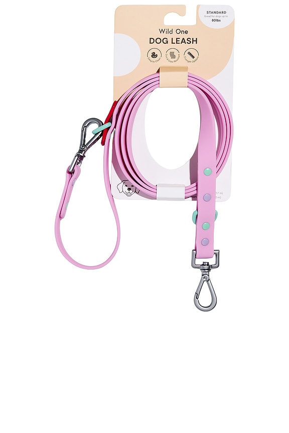view 2 of 5 Standard Leash in Bubblegum Colorblock