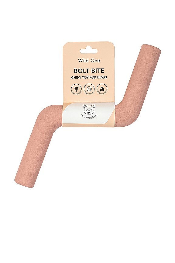 view 2 of 6 Bolt Bite Chew Toy in Blush