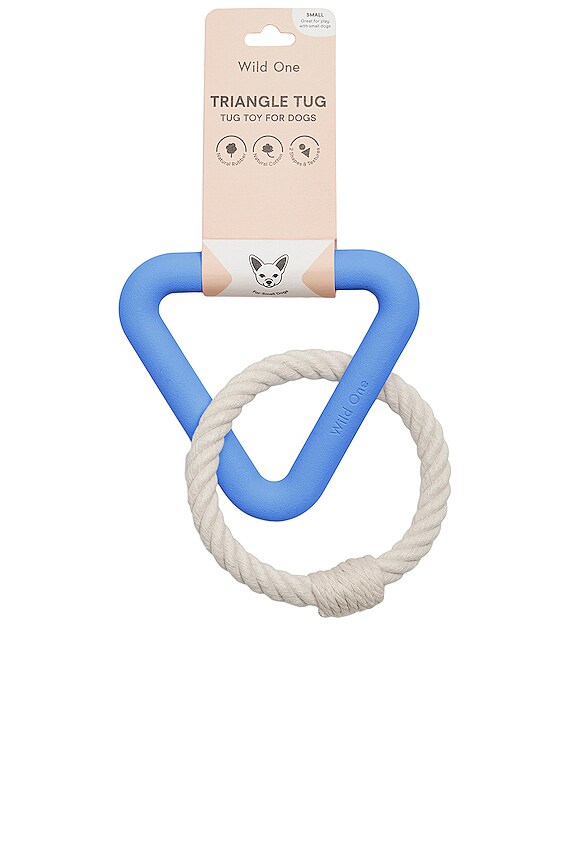 view 2 of 5 JUGUETE PARA PERROS WILD ONE SMALL TRIANGLE TUG TOY in Moonstone