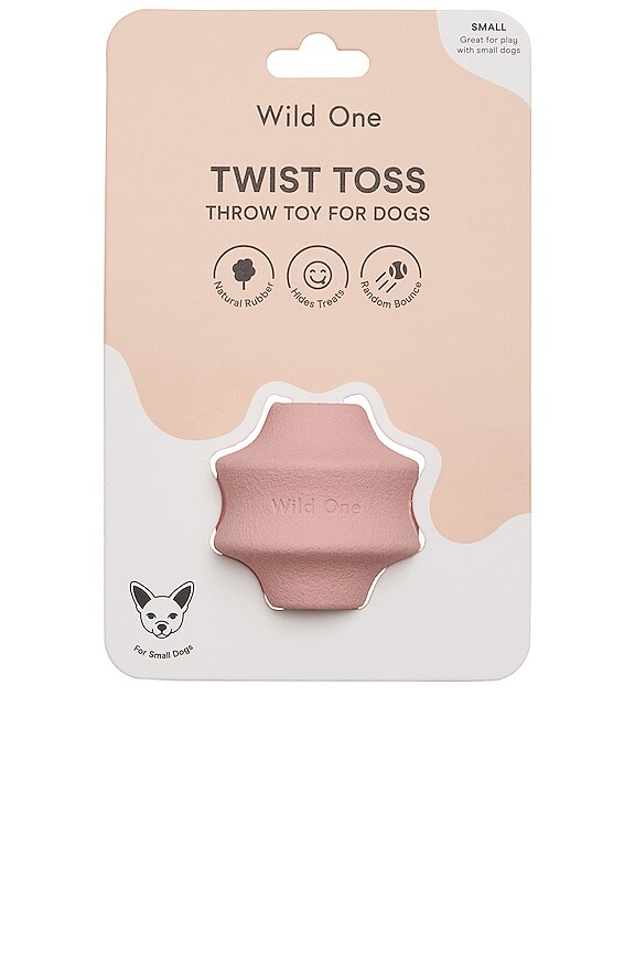 view 2 of 5 JOUET POUR CHIEN WILD ONE SMALL TWIST TOSS TOY in Blush