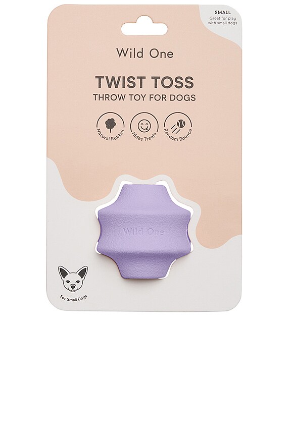 view 2 of 5 JOUET POUR CHIEN WILD ONE SMALL TWIST TOSS TOY in Lilac