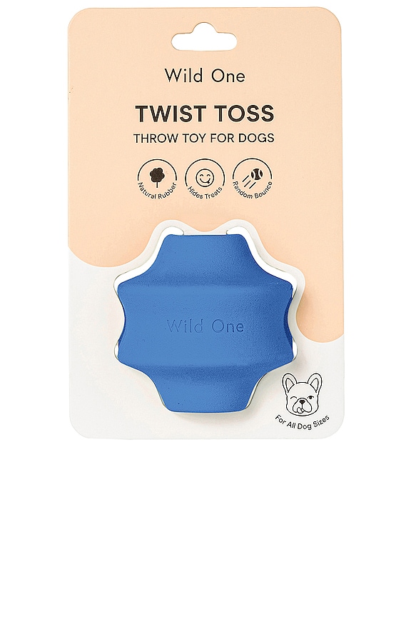 view 2 of 6 WILD ONE TWIST TOSS TOY 강아지 장난감 in Moonstone