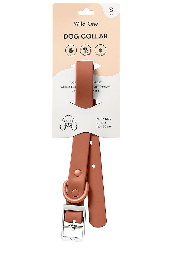 view 2 of 7 WILD ONE DOG COLLAR 도그 칼라 in Cocoa