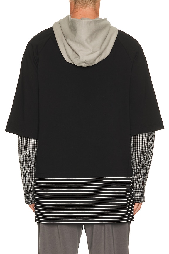 view 2 of 4 SWEAT À CAPUCHE in Black