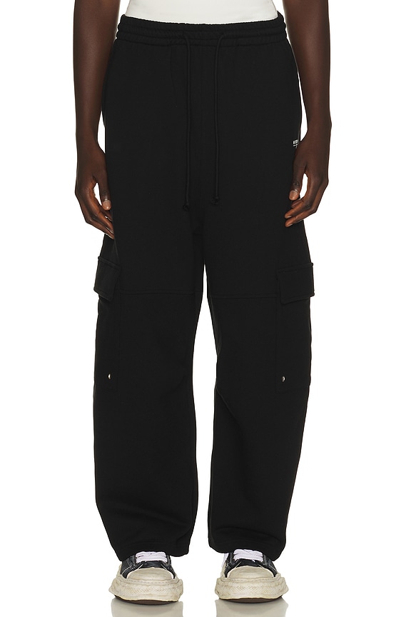 view 1 of 5 Wide Fit Cargo Pants in Black