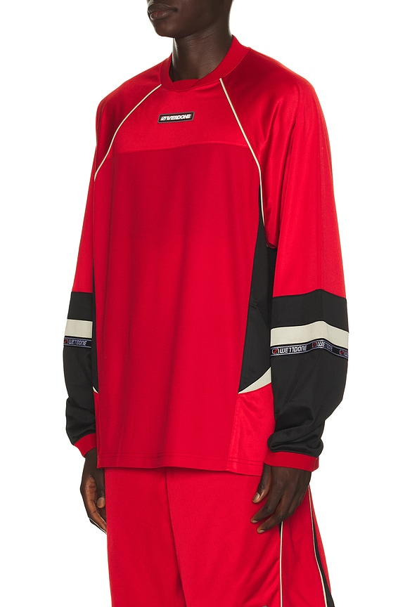 view 2 of 6 Logo Football Jersey in Red