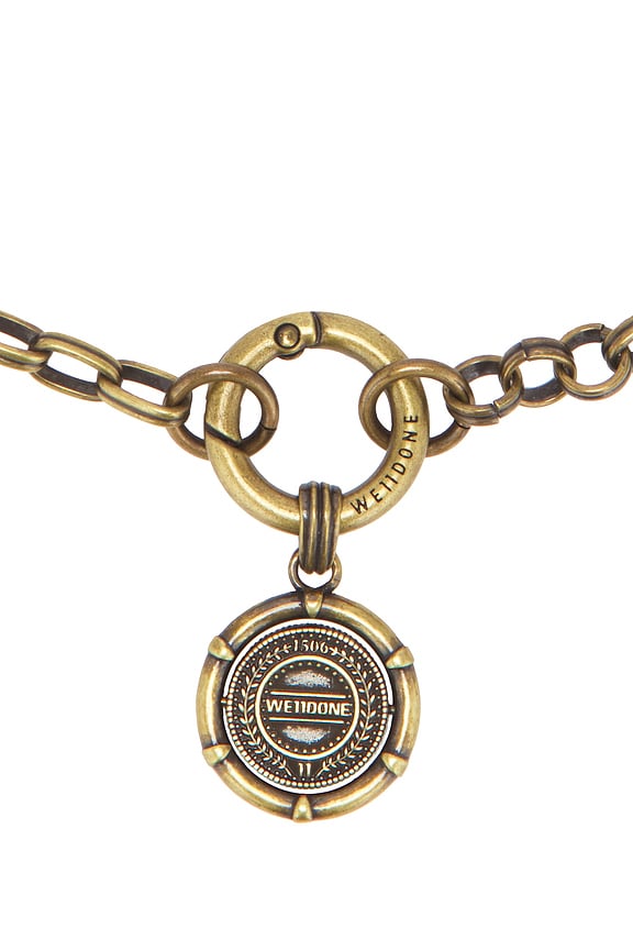 view 2 of 3 Reversible Coin Necklace in Gold & Black