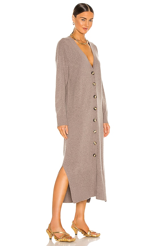 view 2 of 4 Oversized Cardigan Sweater Dress in Dormouse