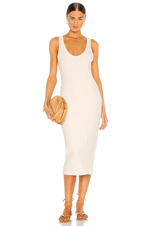 view 1 of 4 Loreo Knit Dress in Winter White
