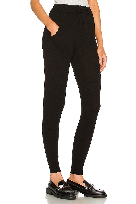 view 2 of 4 Journee Recycled Cashmere Jogger in Black