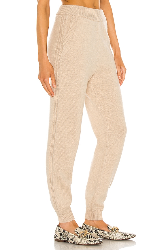 view 2 of 4 Lofty Jersey Jogger in Neutral Beige