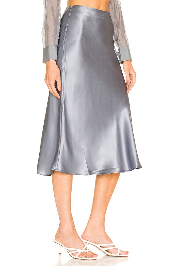 view 2 of 4 JUPE MIDI JOJO in Blue Gray